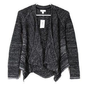Style & Co. Draped Open Front Cardigan Sweater